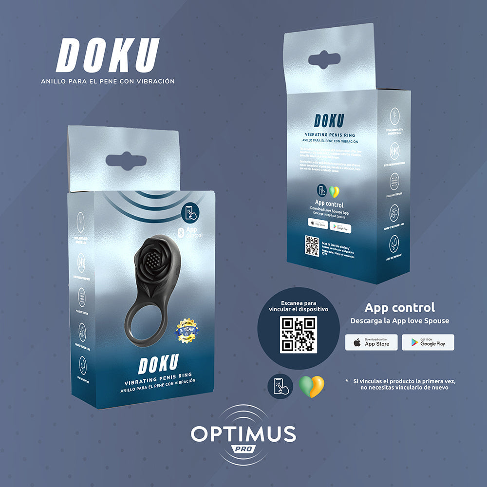 Camtoyz Vibrating Cock Ring Doku with App Control