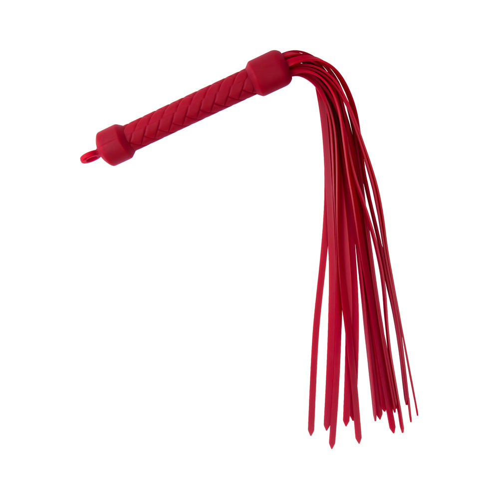 Temptasia Ardor Flogger Red for Sensual Impact Play