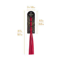 Temptasia Ardor Flogger Red for Sensual Impact Play