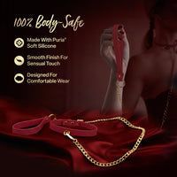 Temptasia Ardor Collar & Leash Red