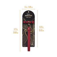 Temptasia Ardor Collar & Leash Red