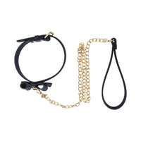 Temptasia Ardor Collar & Leash Black/Bow