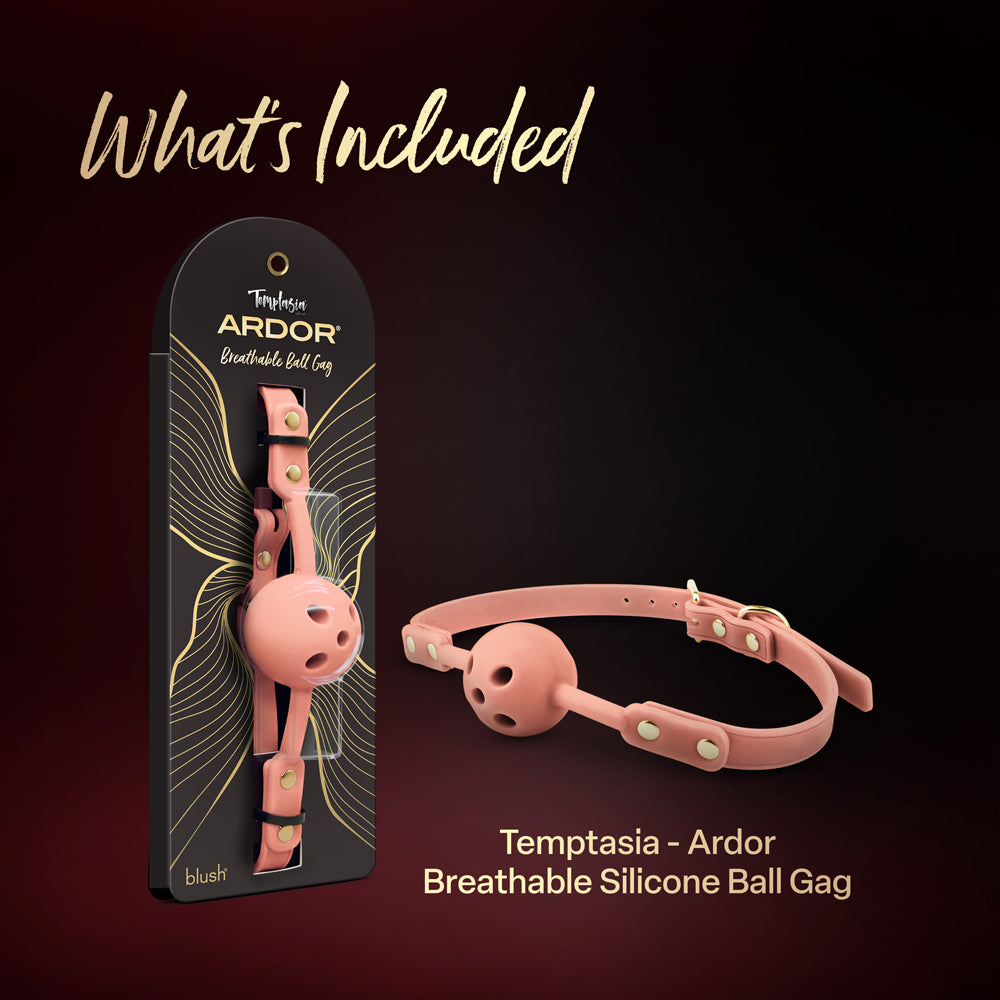 Temptasia Ardor Breathable Ball Gag - Pink