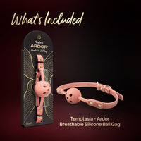 Temptasia Ardor Breathable Ball Gag - Pink