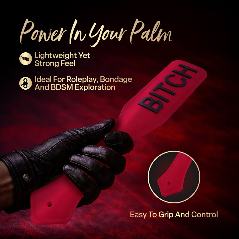 Temptasia Ardor Paddle Red for Sensual Impact Play