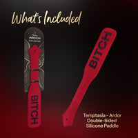 Temptasia Ardor Paddle Red for Sensual Impact Play