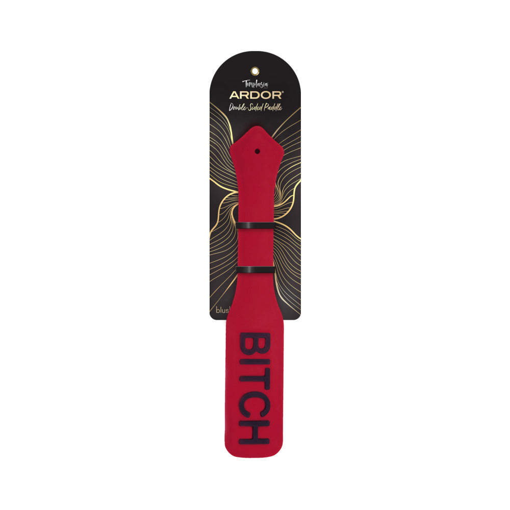 Temptasia Ardor Paddle Red for Sensual Impact Play