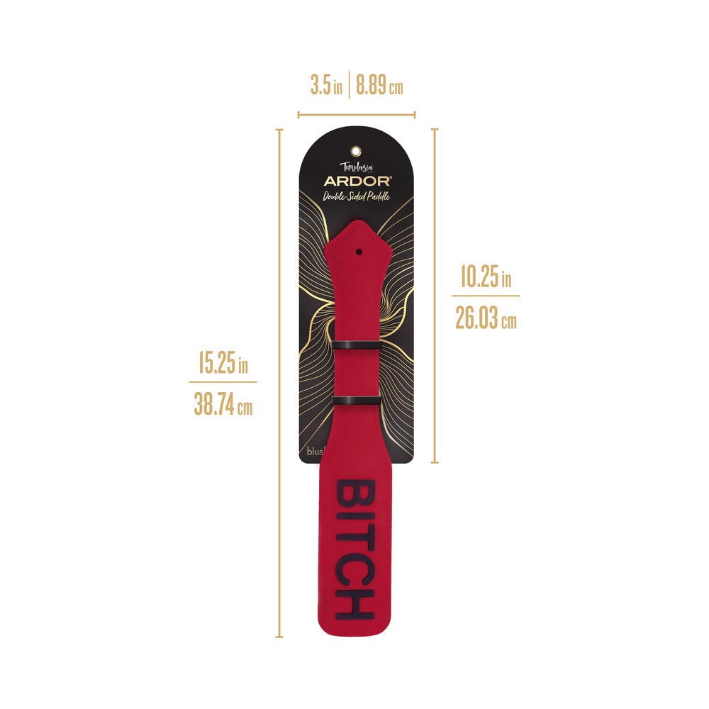 Temptasia Ardor Paddle Red for Sensual Impact Play