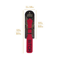Temptasia Ardor Paddle Red for Sensual Impact Play