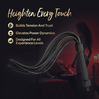 Temptasia Ardor Flogger - Black