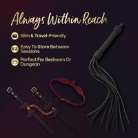 Temptasia Ardor Flogger - Black
