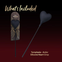 Temptasia Ardor Heart Crop - Black