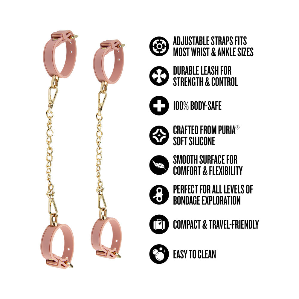 Ardor Wrist & Ankle Restraints Pink