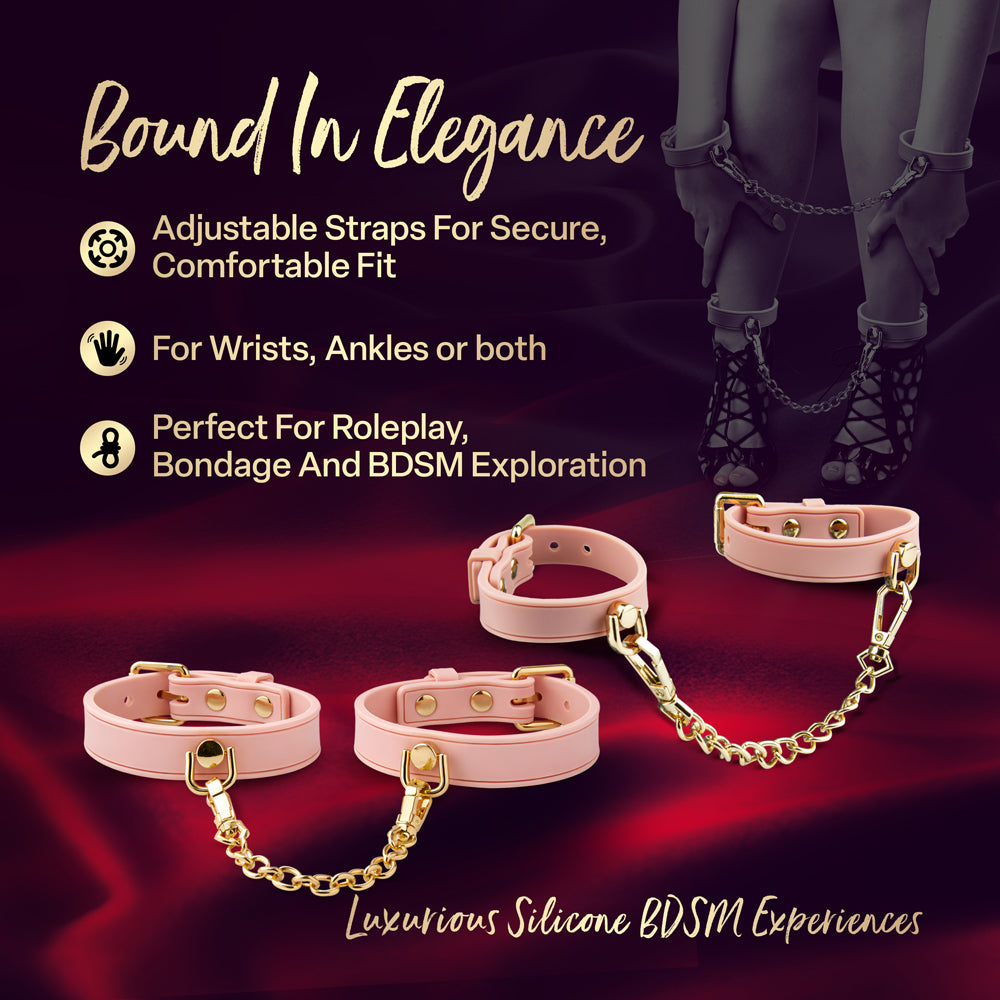 Ardor Wrist & Ankle Restraints Pink