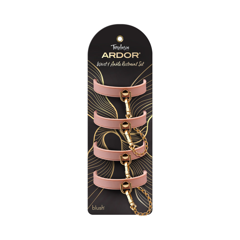Ardor Wrist & Ankle Restraints Pink
