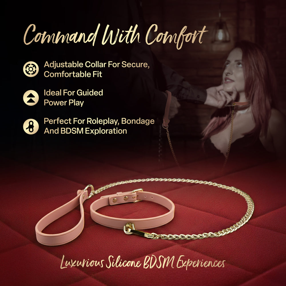 Temptasia Ardor Collar & Leash - Pink