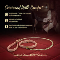 Temptasia Ardor Collar & Leash - Pink