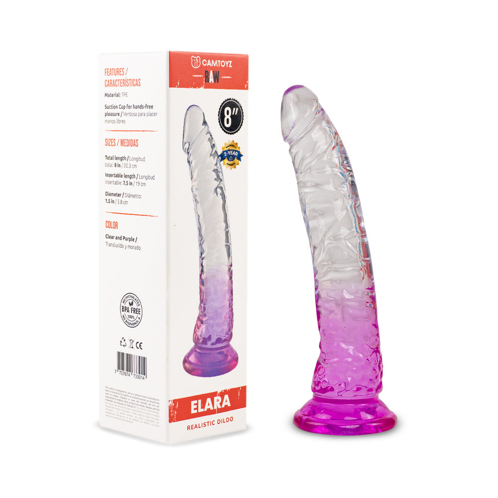 Elara Realistic Transparent Dildo