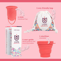 UVA Menstrual Cup Set for Comfortable Period Care