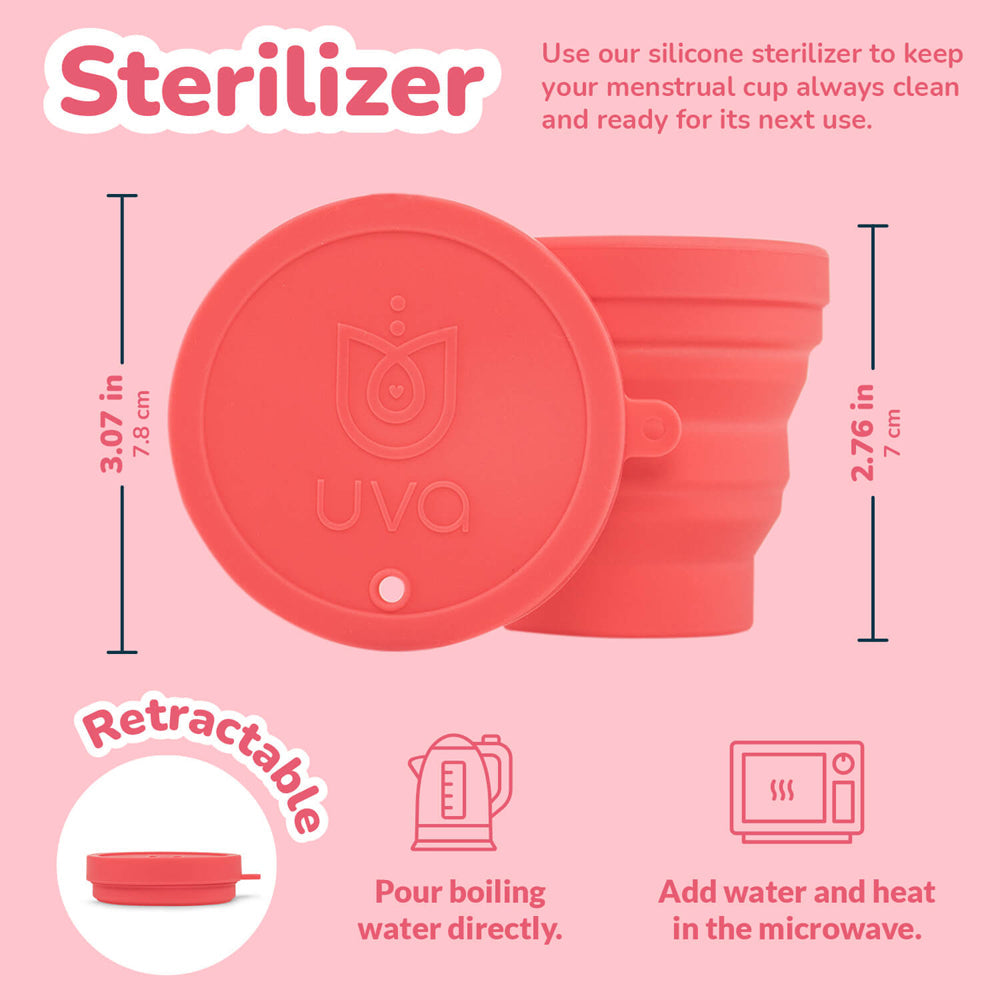UVA Menstrual Cup Set for Comfortable Period Care