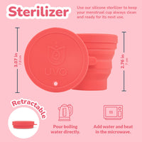UVA Menstrual Cup Set for Comfortable Period Care