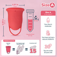 UVA Menstrual Cup Set for Comfortable Period Care