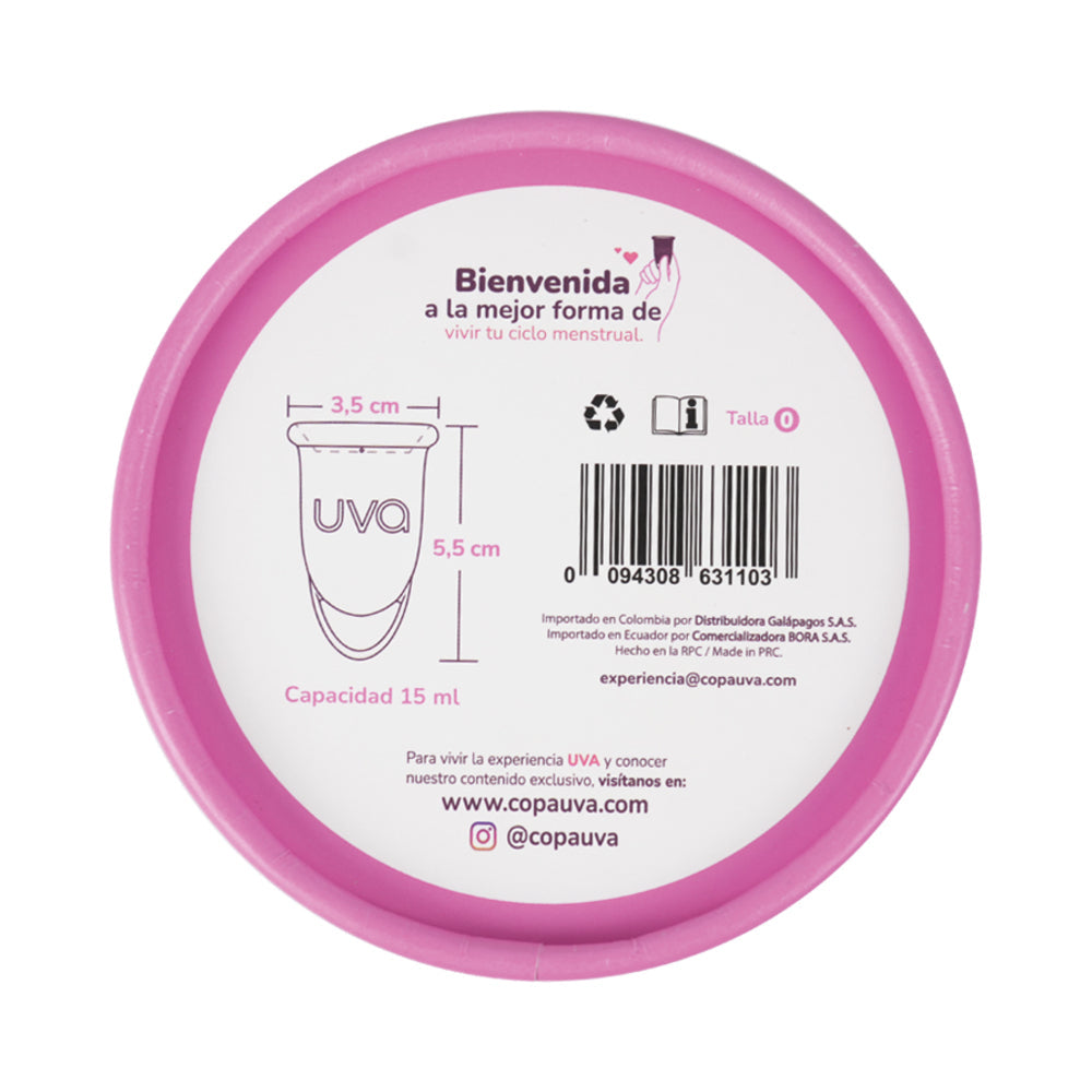 Uva Cup 0 Menstrual Cup Set