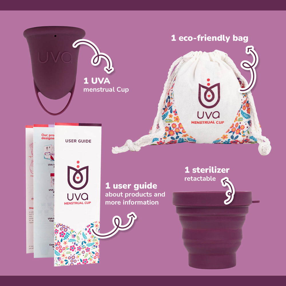Uva Cup B Menstrual Cup Set - Comfortable and Eco-Friendly