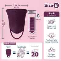 Uva Cup B Menstrual Cup Set - Comfortable and Eco-Friendly