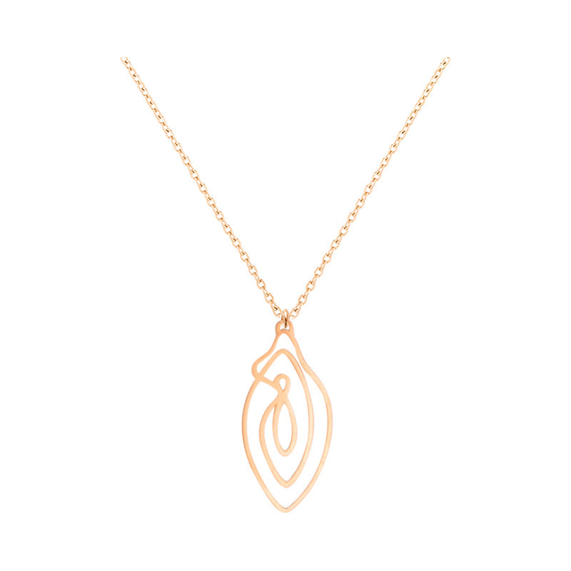 Vulva Necklace by Biird