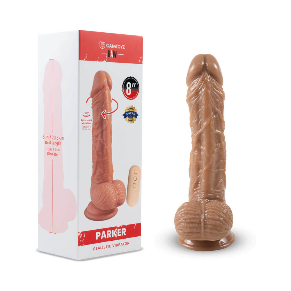 Camtoyz Raw Parker Realistic Vibrator Dildo