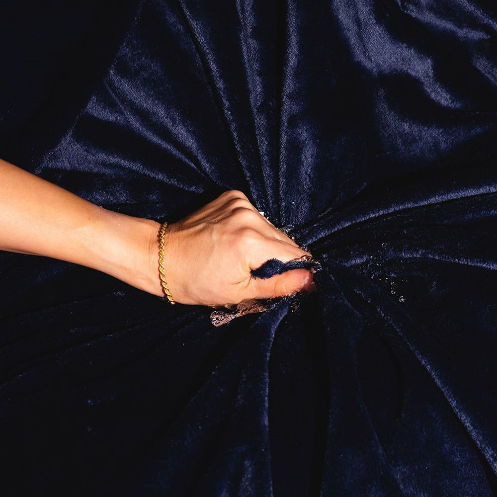 Splash Blanket Furlush Navy L