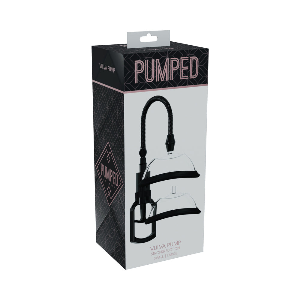 PUMPED Manual Vulva Pump Black