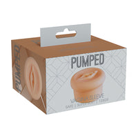 PUMPED Vagina Pump Sleeve - Beige