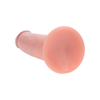 Realistic Dual Density Silicone Dildo 8 in. Beige