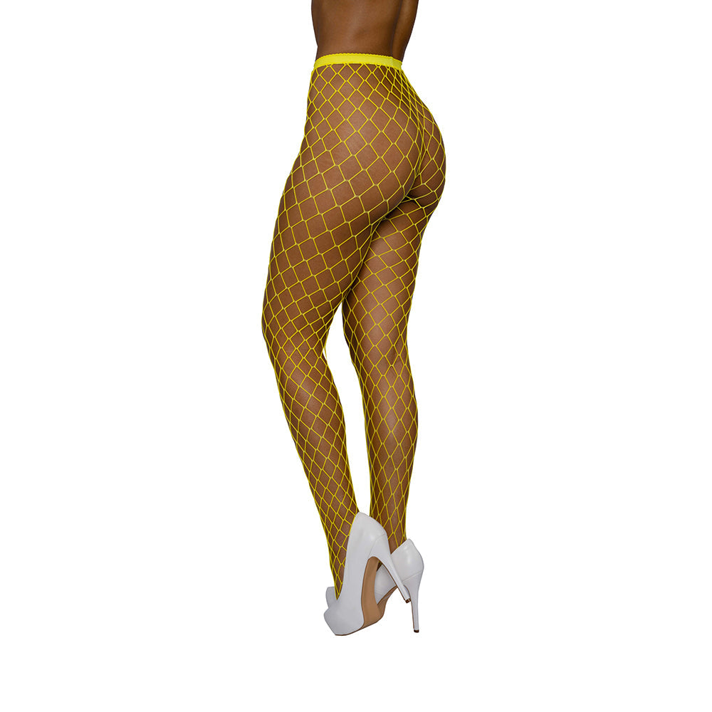 Dreamgirl High-Waist Fence Net Pantyhose