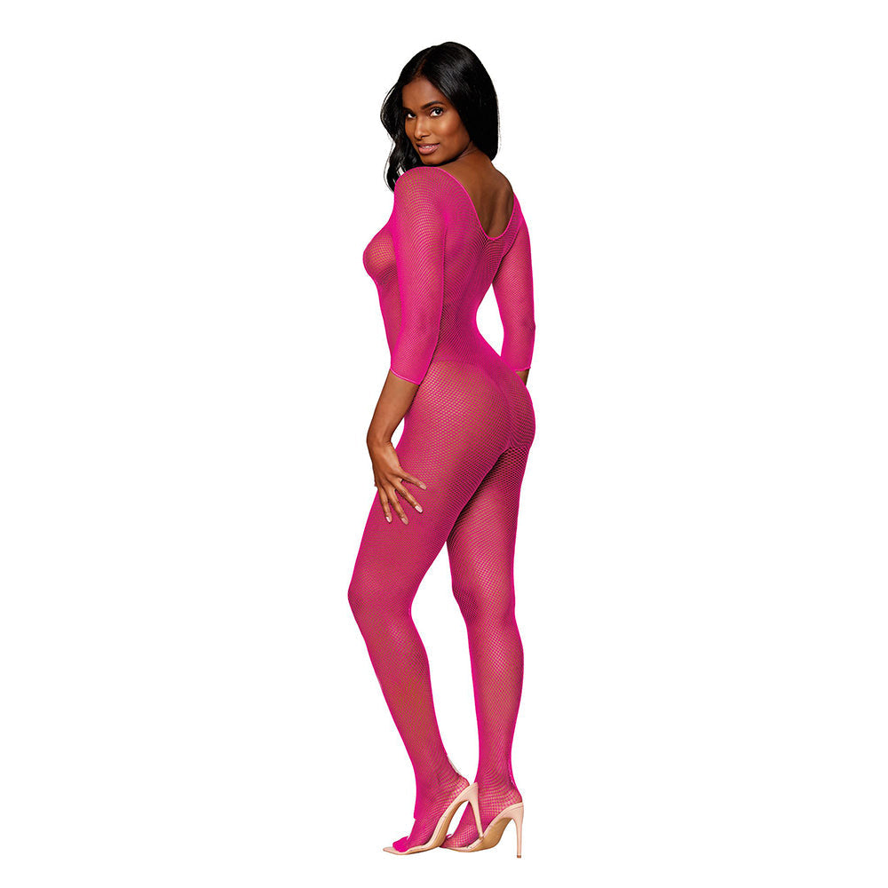 DG Long Sleeve Fishnet Bodystocking for Seductive Style