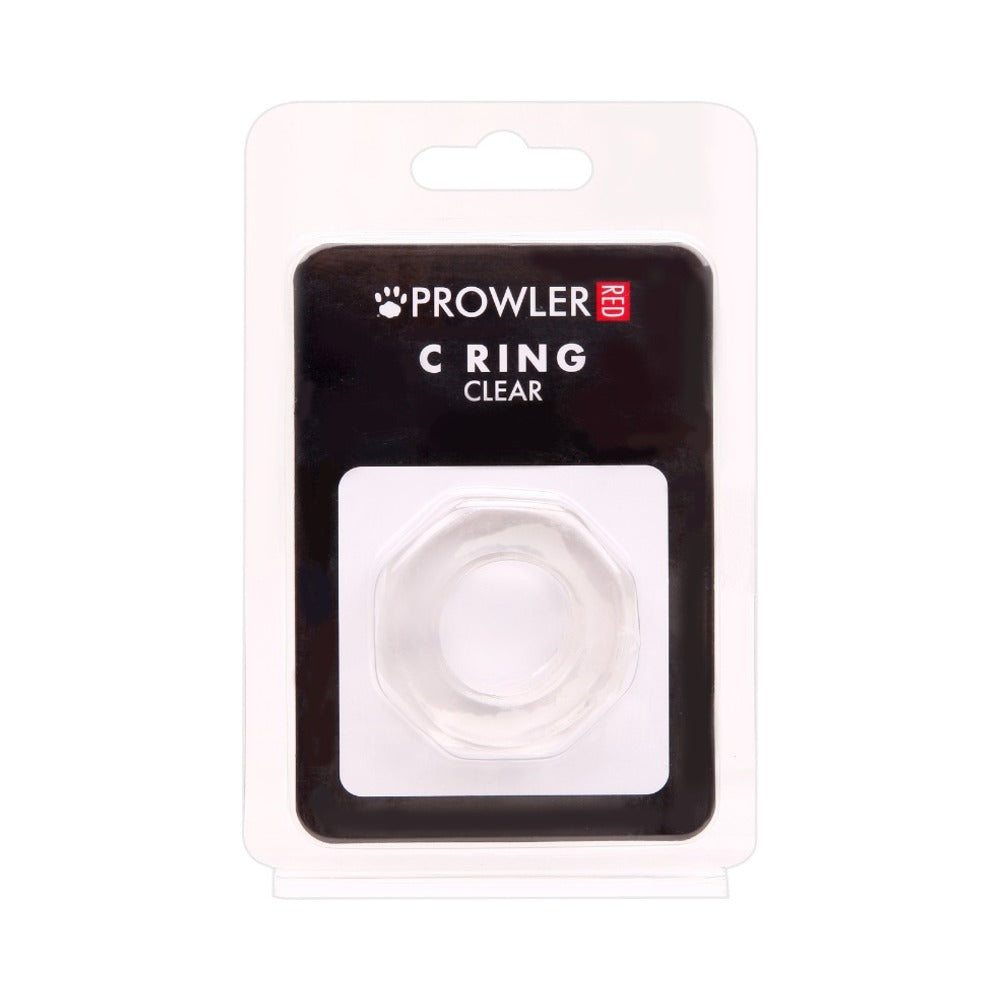 Prowler RED Cock Ring in Clear