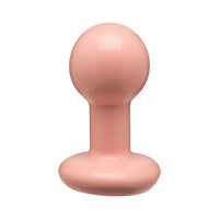 Classic Round Butt Plug - Cream Small