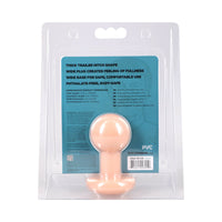 Classic Round Butt Plug - Cream Small