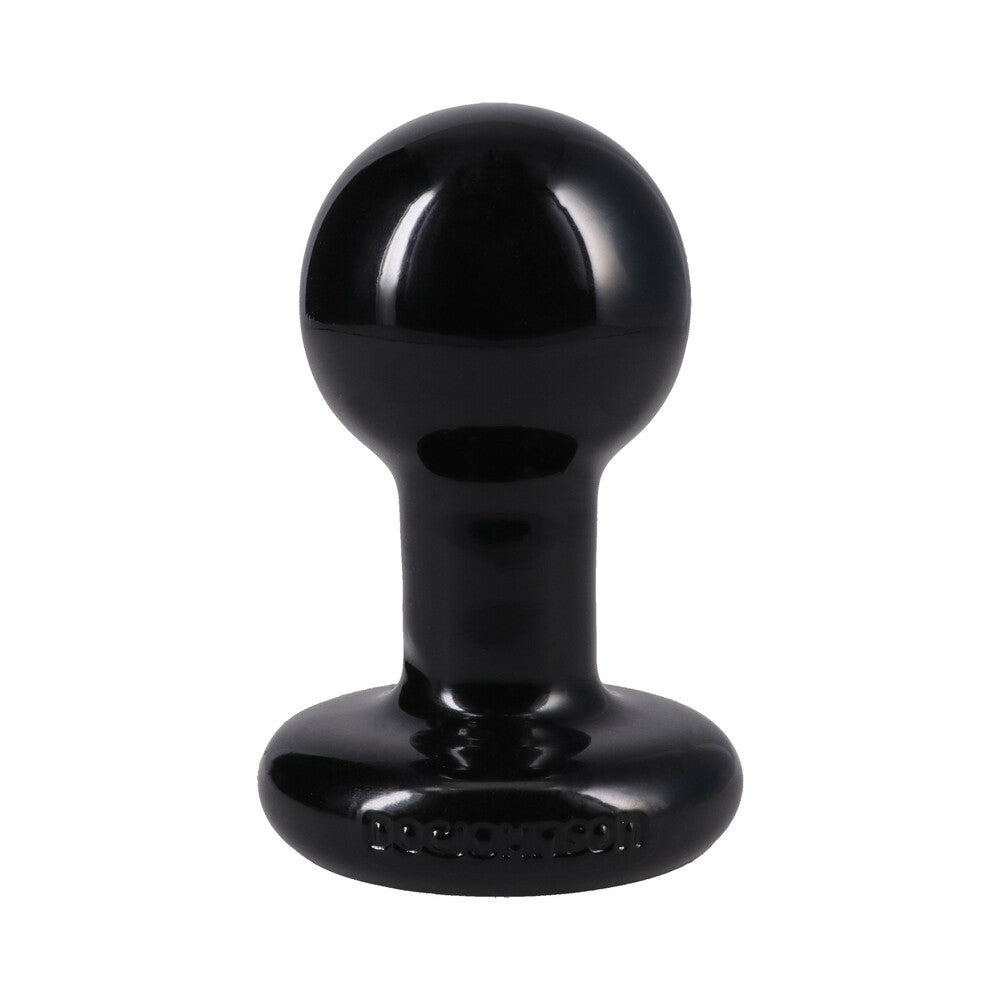 The Classic Round Butt Plug Black Small - Beginner-Friendly Pleasure