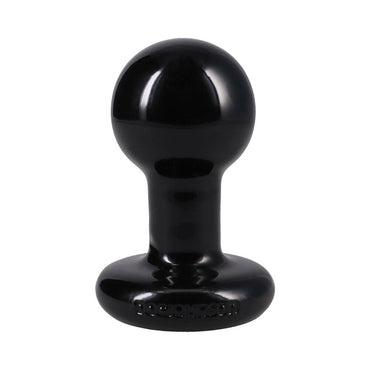 The Classic Round Butt Plug Black Small - Beginner-Friendly Pleasure