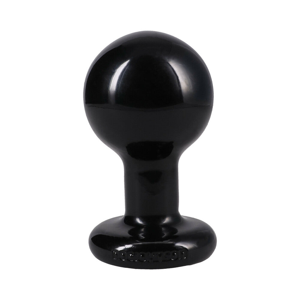 The Classic Round Butt Plug - Medium Black