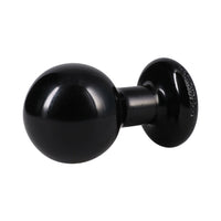 The Classic Round Butt Plug - Medium Black