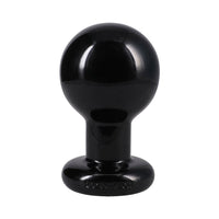 The Classic Round Butt Plug Black Large
