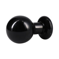 The Classic Round Butt Plug Black Large
