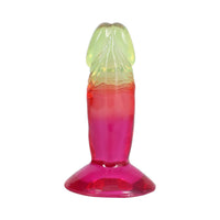 Crystal Jellies 4.5 in. Dong - Rainbow