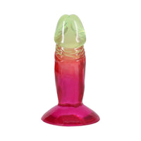 Crystal Jellies 4.5 in. Dong - Rainbow