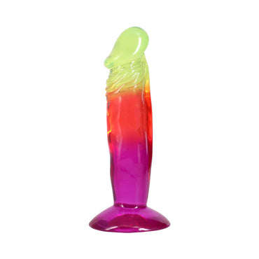 Crystal Jellies 6.5 in. Dong Rainbow