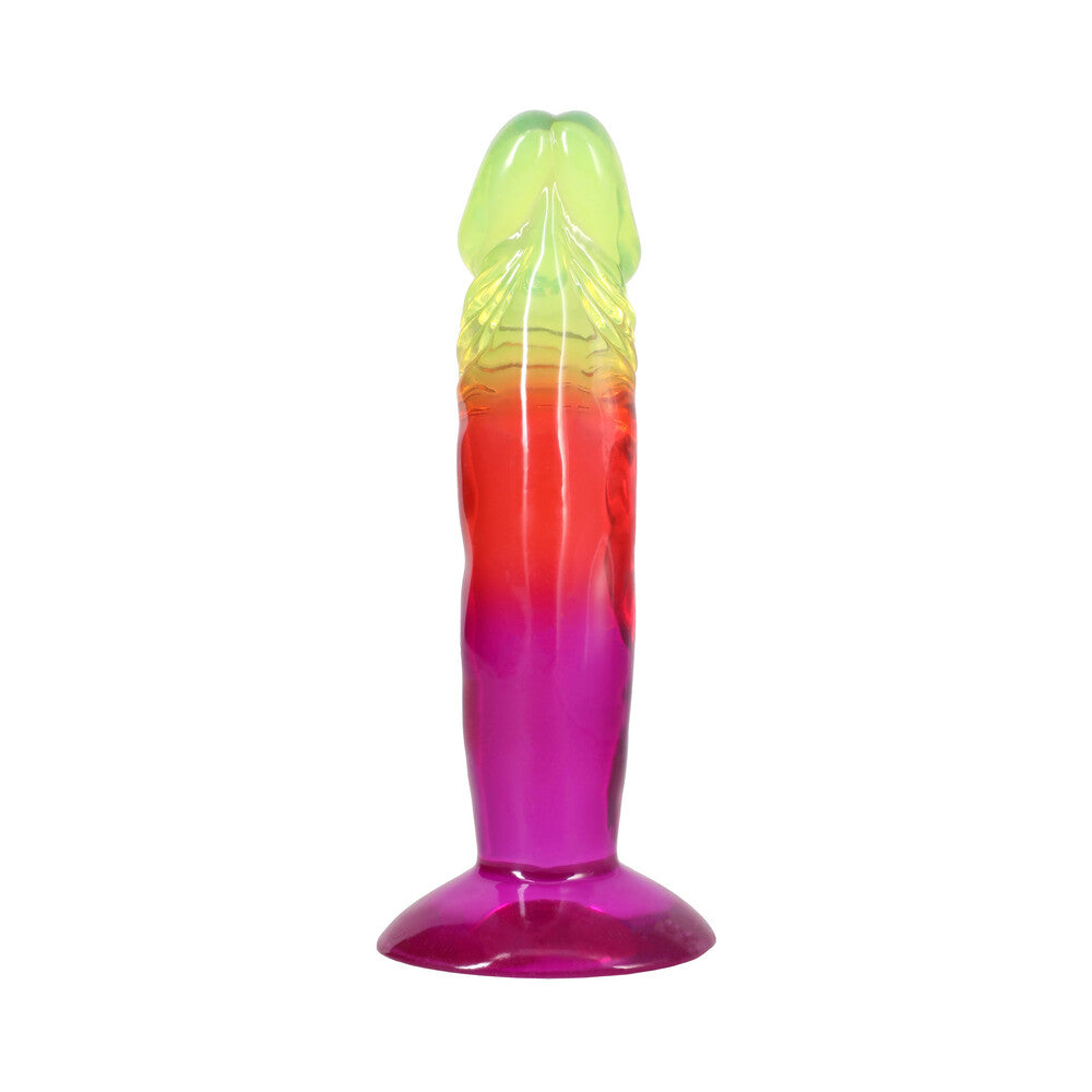 Crystal Jellies 6.5 in. Dong Rainbow